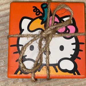 Tik tok viral Hello kitty Halloween coasters